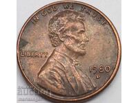1 cent 1980 USA Lincoln