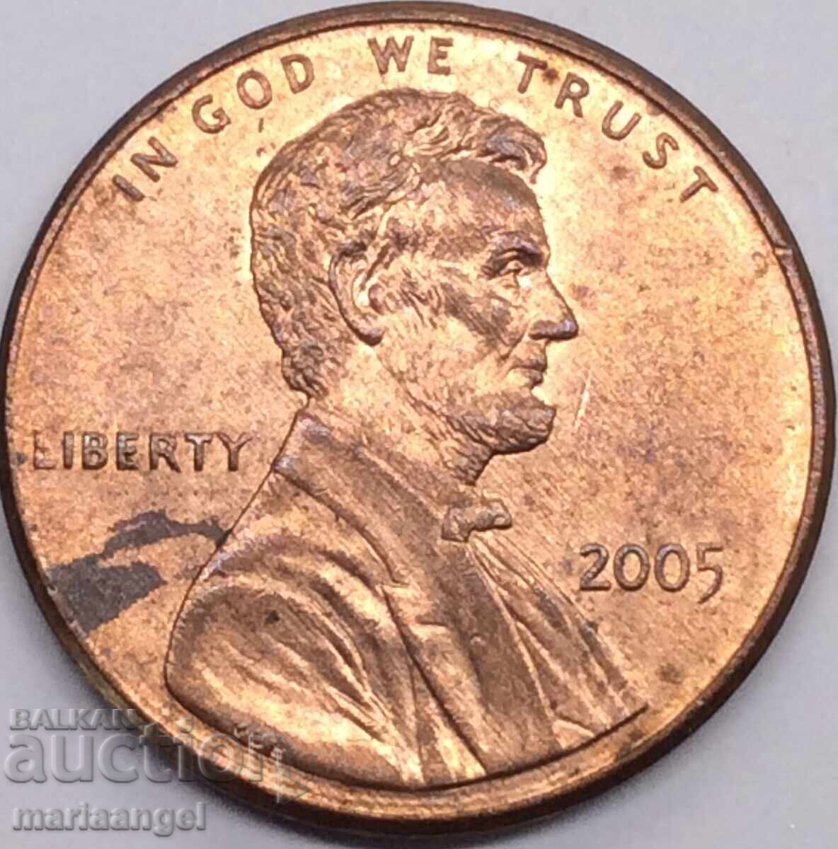 1 cent 2005 SUA Lincoln