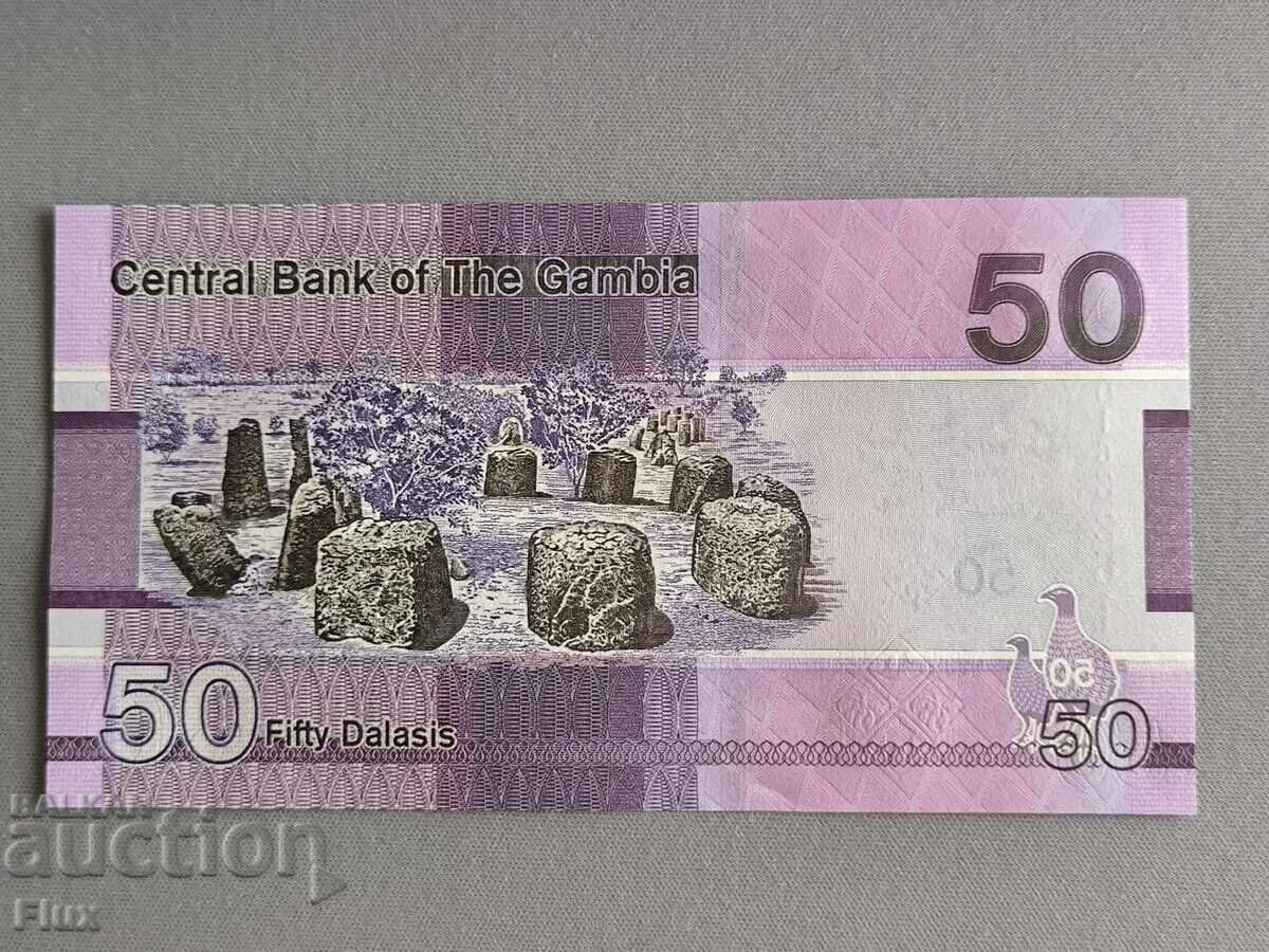 Banknote - Gambia - 50 Dalasi UNC | 2023 with price 9.75 BGN | € 4.99