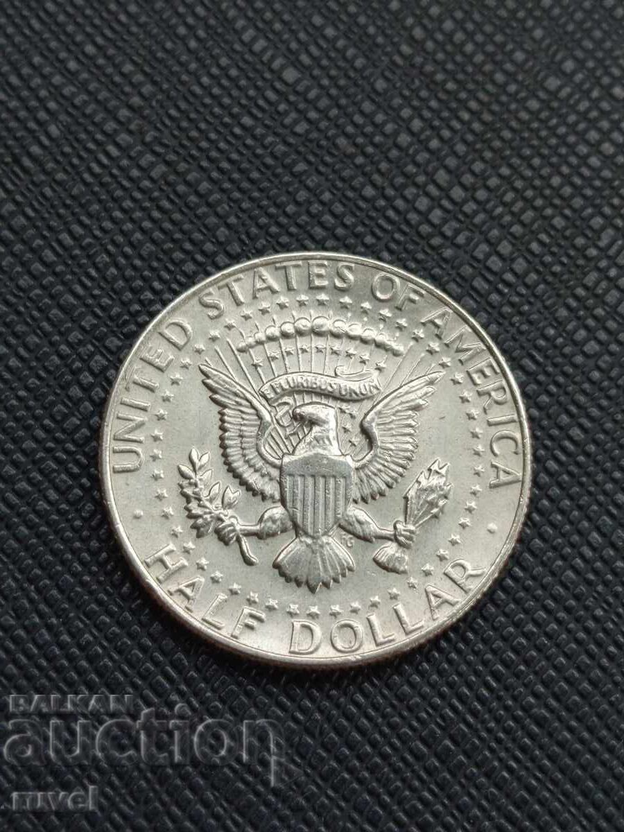 САЩ половин долар, 1980 год.