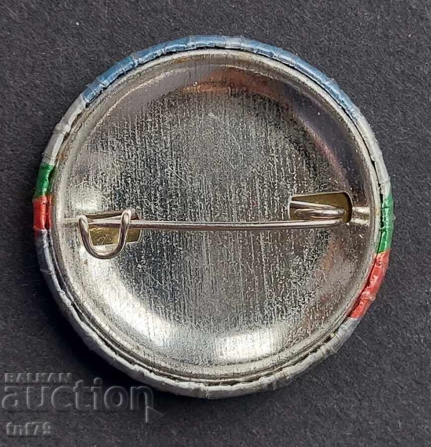 Emblemă: Alegeri Prezidențiale – Petăr Stoianov – 2 mărimi: 52 - 6