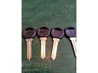 Blanks for car keys "Mazda" - 4 pcs