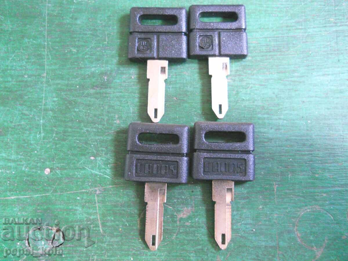 Piese chei auto "Peugeot" - 4 buc Piese chei auto "Peugeot" - 4 buc