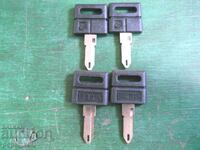 Заготовки за автоключове "Пежо" - 4 бр