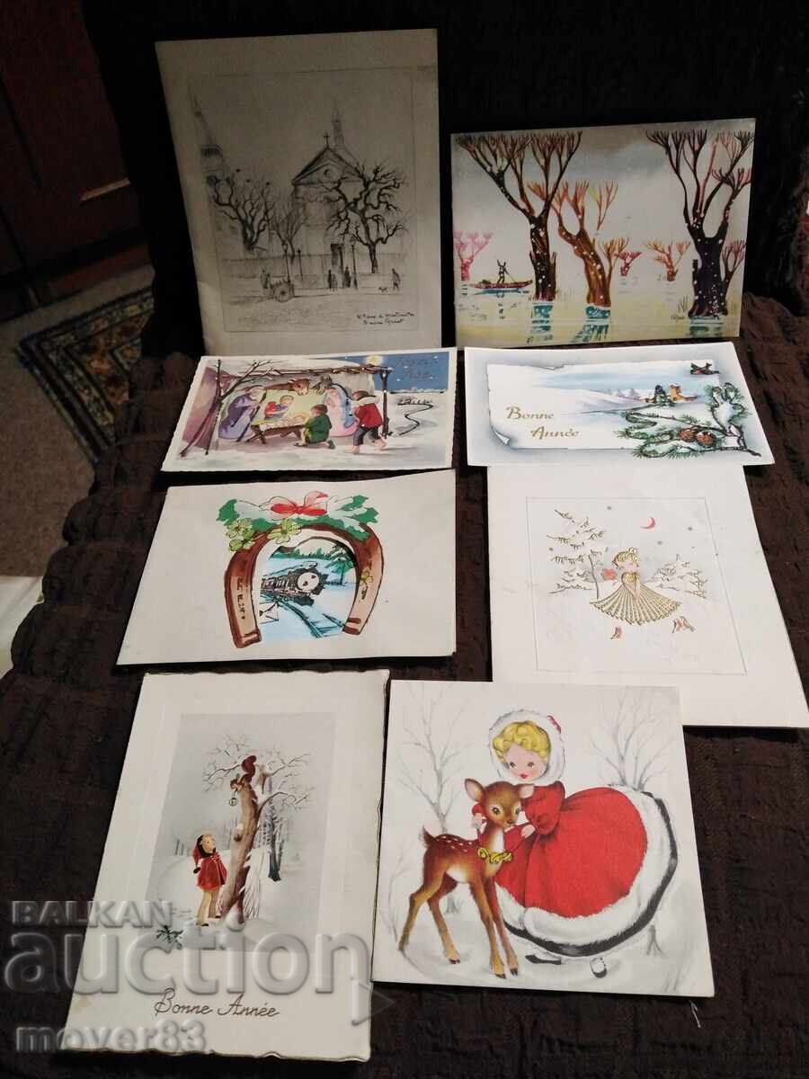 Cărți poștale Franța. Diverse. 8 bucăți