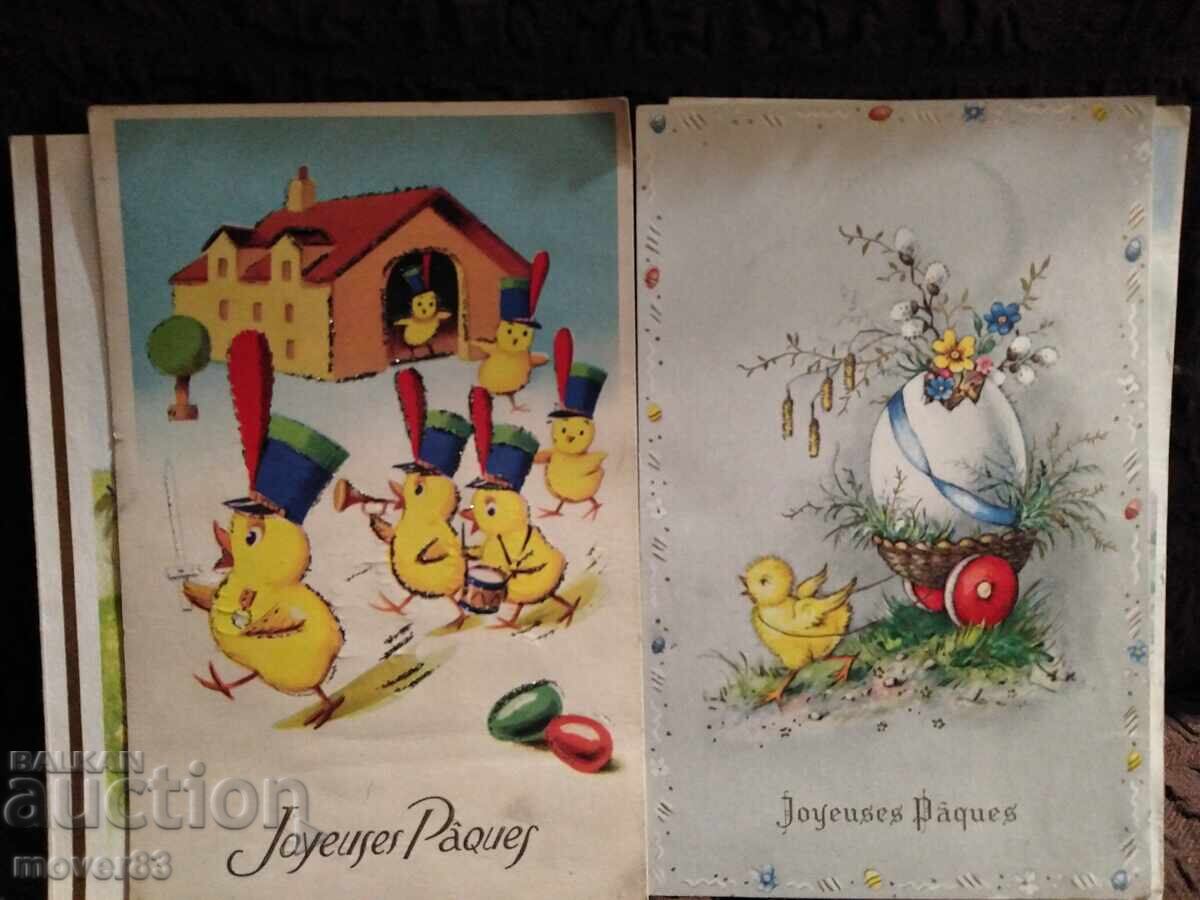 Δημοπρασία Κάρτες Γαλλίας. Πάσχα. 4 τεμάχια Δημοπρασία Κάρτες Γαλλίας. Πάσχα. 4 τεμάχια