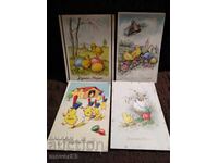 Κάρτες Γαλλίας. Πάσχα. 4 τεμάχια