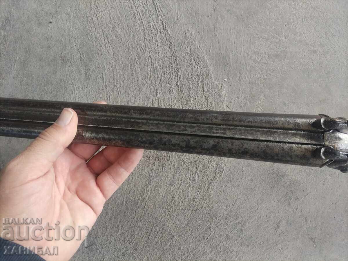 Delivery of French Capsule Gun Double-Barreled 19th Century Delivery of French Capsule Gun Double-Barreled 19th Century