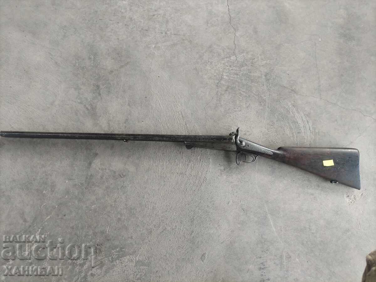 French Capsule Gun Double-Barreled 19th Century French Capsule Gun Double-Barreled 19th Century