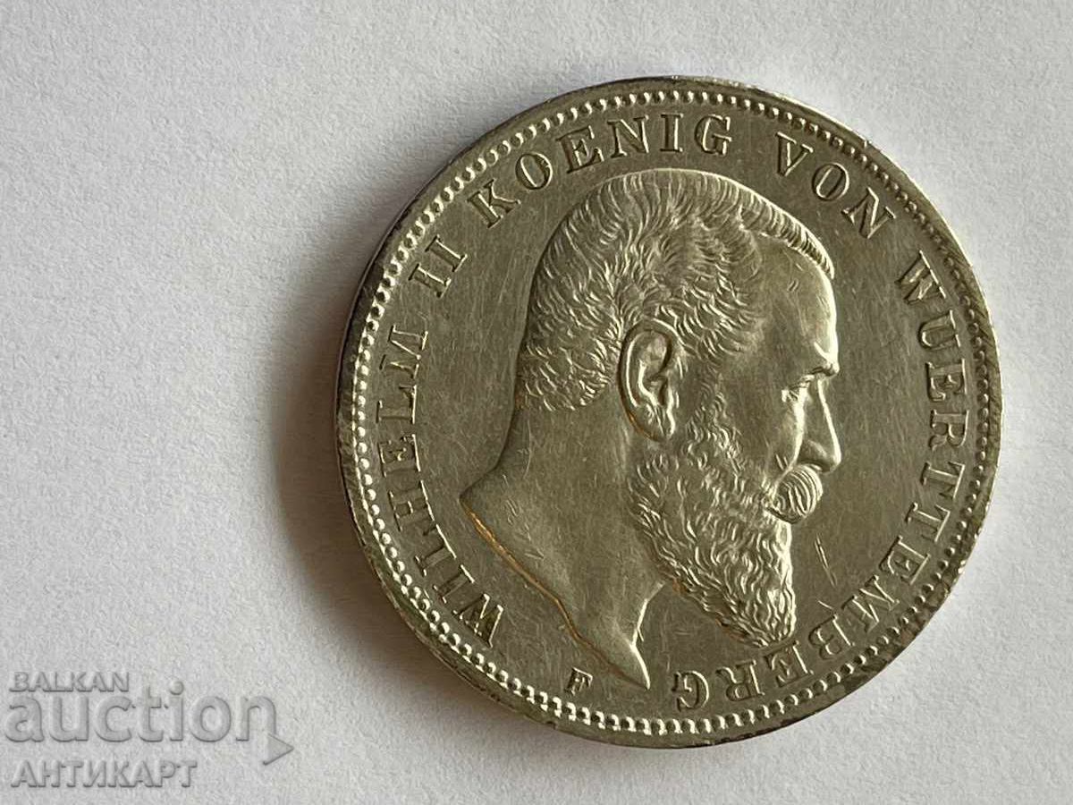 Row of silver coin 3 marks 1911 Germany Württemberg with price 69.00 BGN | € 35.28 Row of silver coin 3 marks 1911 Germany Württemberg with price 69.00 BGN | € 35.28