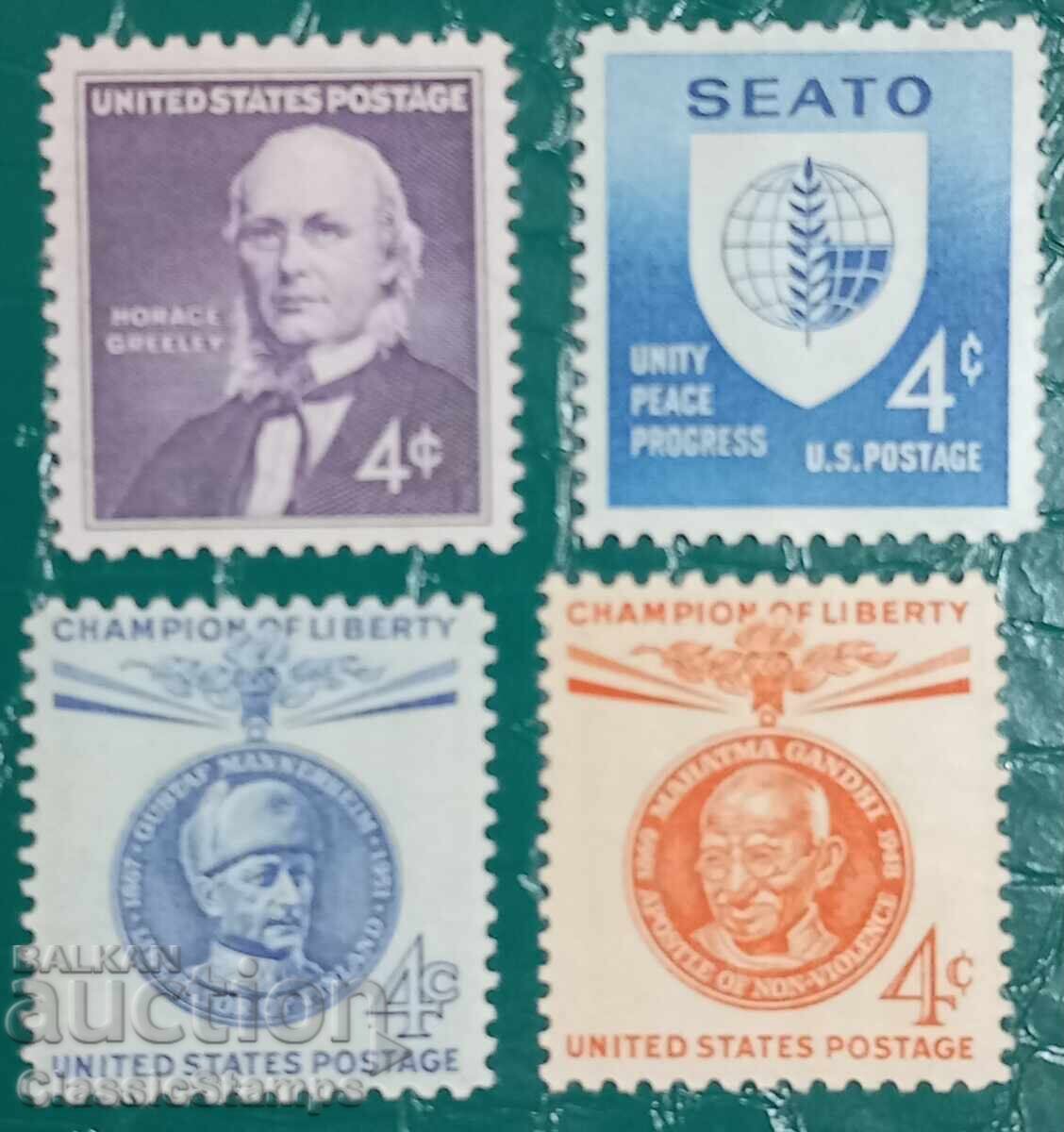 Καθαρές γραμματόσημες ΗΠΑ