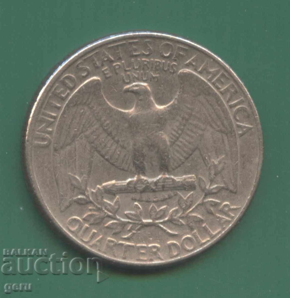 25 cents USA 1984 j4a 25 cents USA 1984 j4a