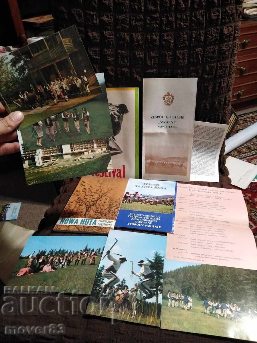 Φυλλάδια/Κάρτες. Πολωνία. 1970s