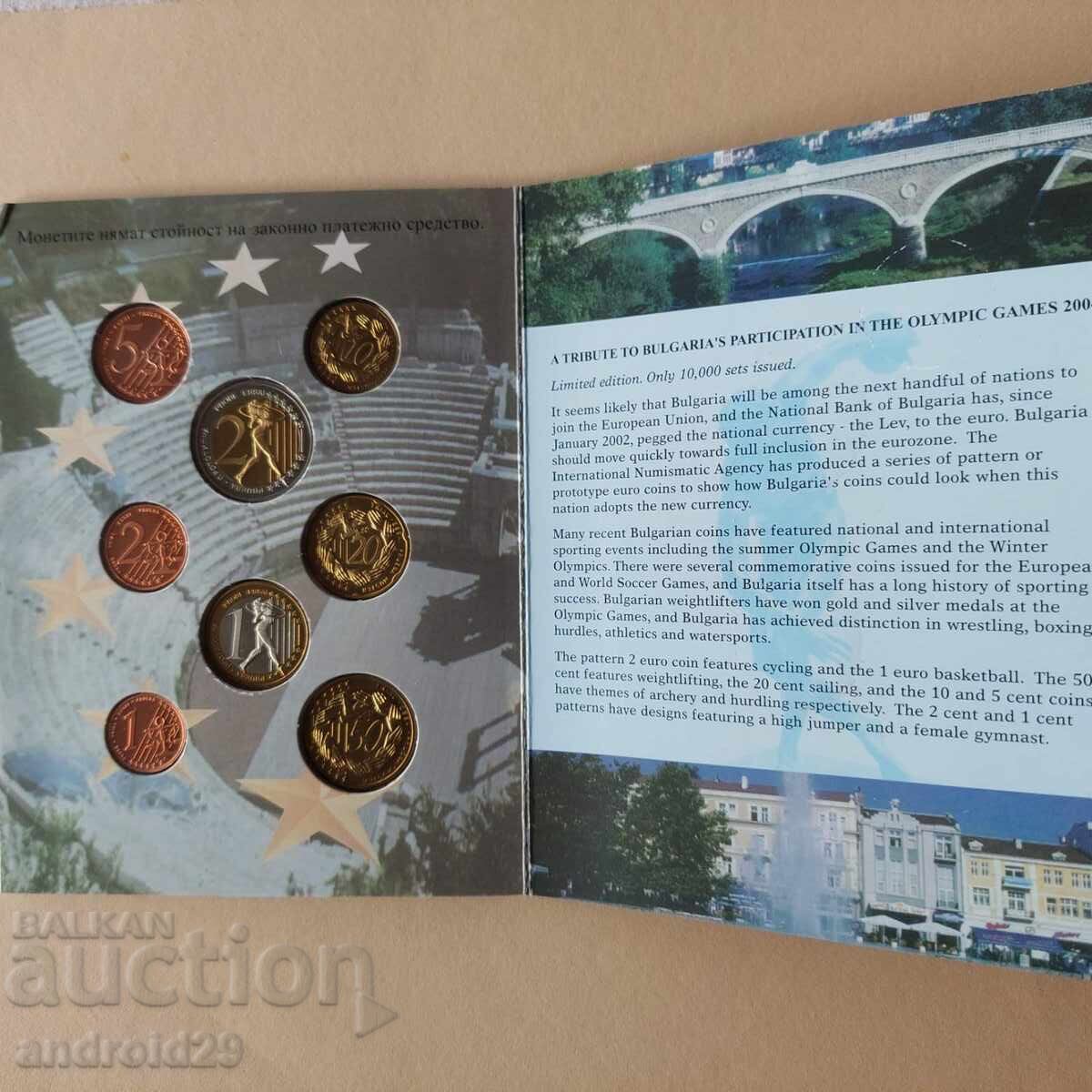 Trial Euro set Bulgaria 2004/ Coin/ UNC/ BZC - 5 Trial Euro set Bulgaria 2004/ Coin/ UNC/ BZC - 5