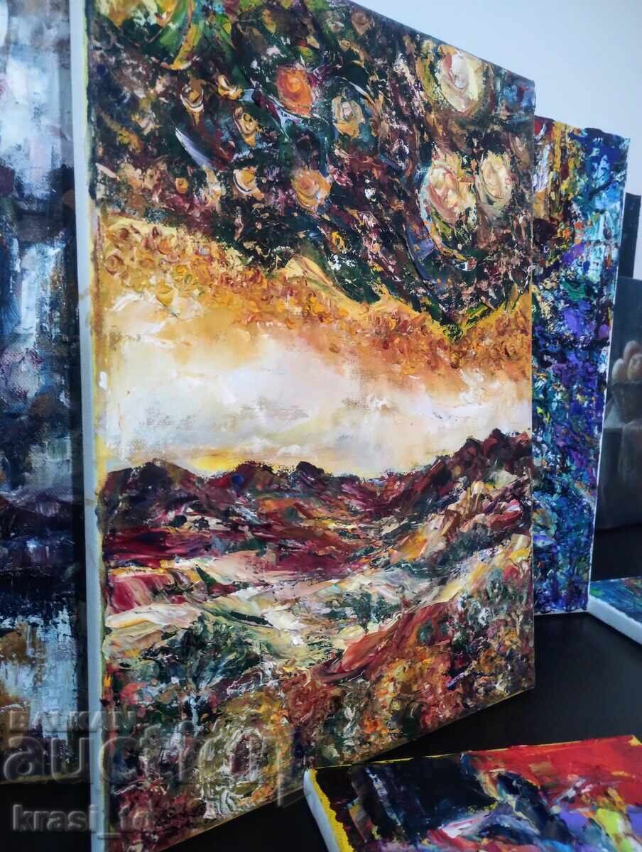 Φωτογραφία του συγγραφέα. Ελαιοχρωματισμοί σε καμβά. με τιμή 14.13 BGN | € 7.22 Φωτογραφία του συγγραφέα. Ελαιοχρωματισμοί σε καμβά. με τιμή 14.13 BGN | € 7.22