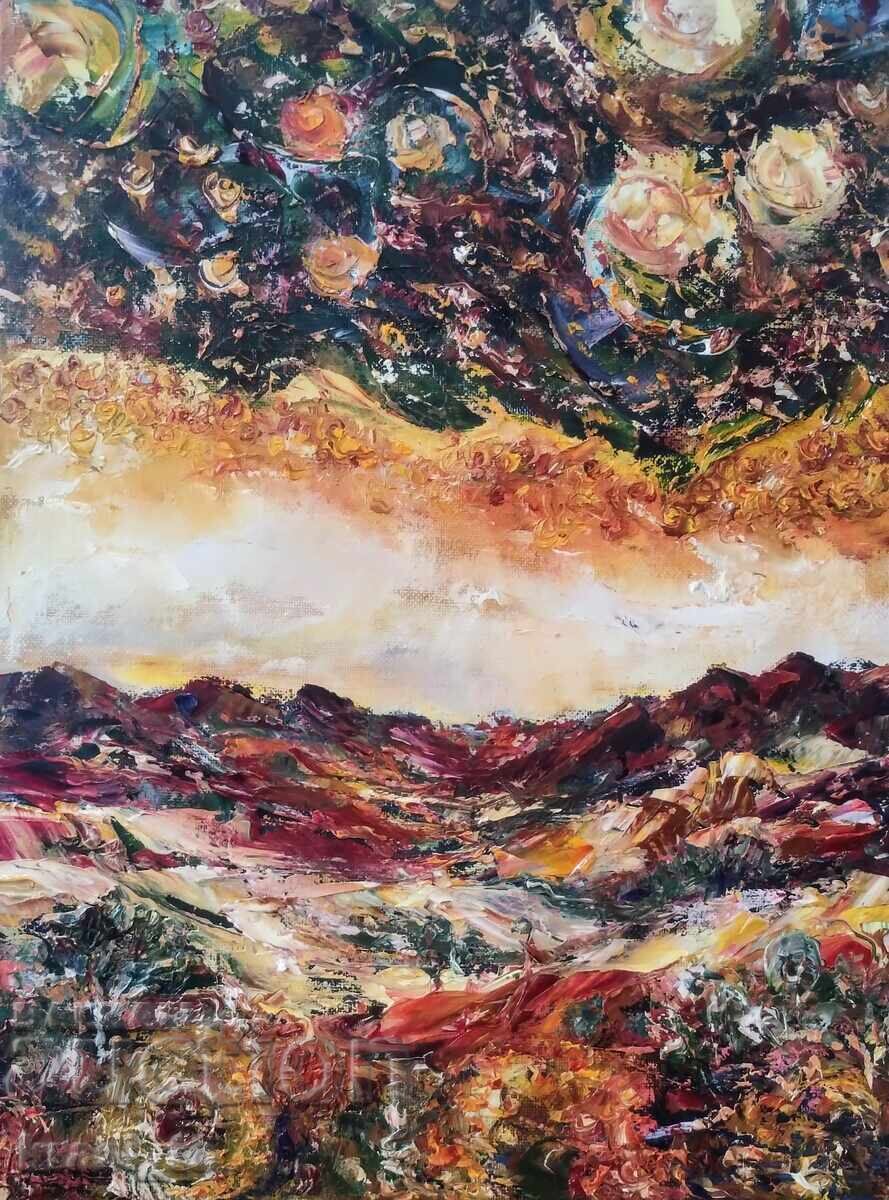 Φωτογραφία του συγγραφέα. Ελαιοχρωματισμοί σε καμβά. Φωτογραφία του συγγραφέα. Ελαιοχρωματισμοί σε καμβά.