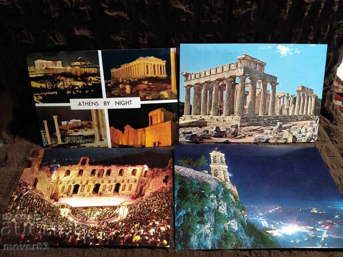 Auction Postcards Greece. Athens. 70s Auction Postcards Greece. Athens. 70s