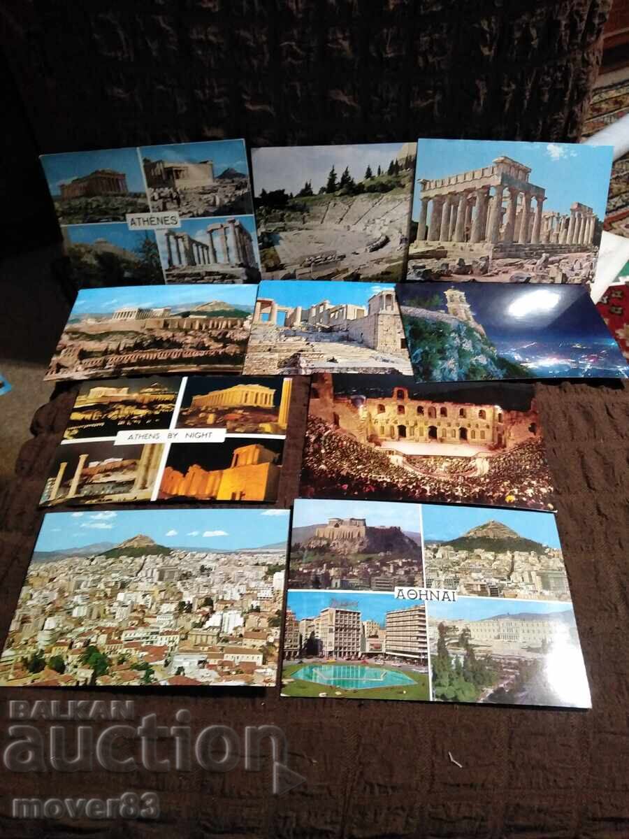 Postcards Greece. Athens. 70s Postcards Greece. Athens. 70s