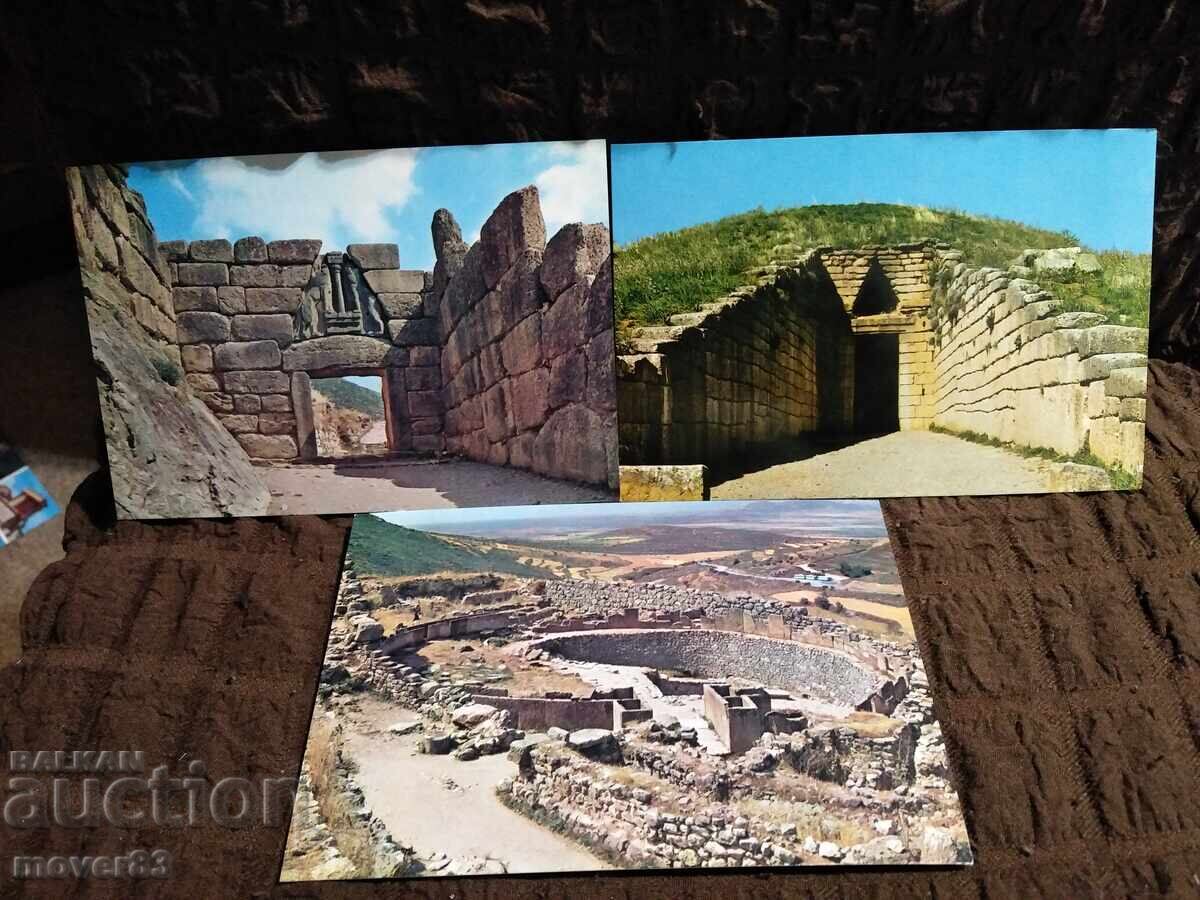 Greece Postcards. Nafplio/Mykonos. 1970s with price 0.45 BGN | € 0.23 Greece Postcards. Nafplio/Mykonos. 1970s with price 0.45 BGN | € 0.23