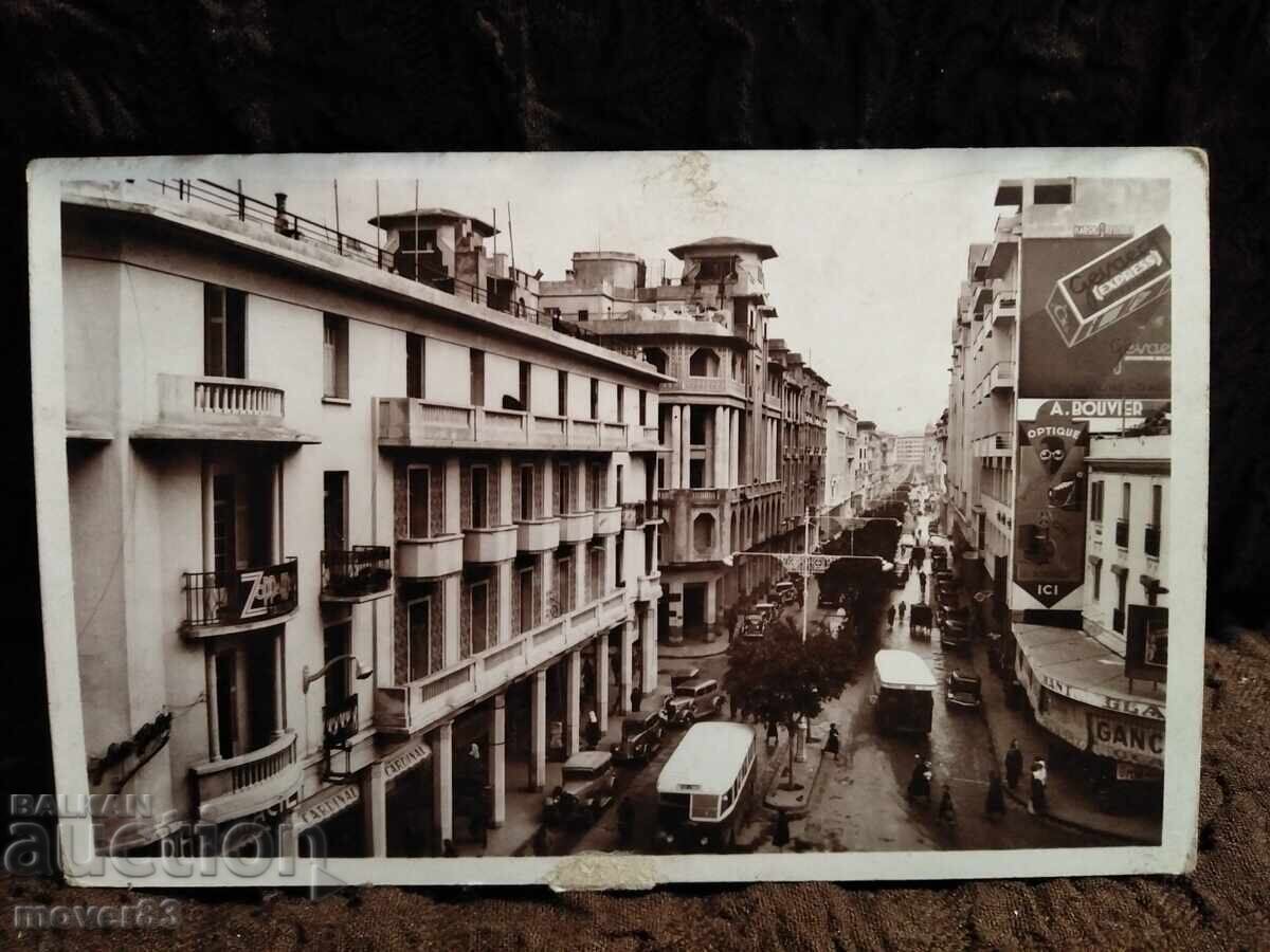Old postcard. Casablanca-Morocco. 1950s Old postcard. Casablanca-Morocco. 1950s