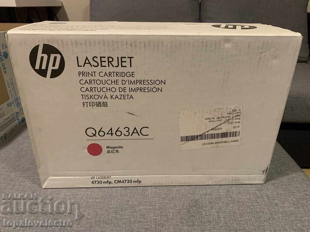 NOU! Cartuș de toner HP Q6463AC Magenta Culoare Purpuriu Original
