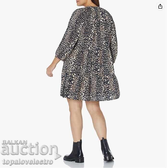 NEW! Daily women's dress with neckline and tiered ruffles with price 2.00 BGN | € 1.02