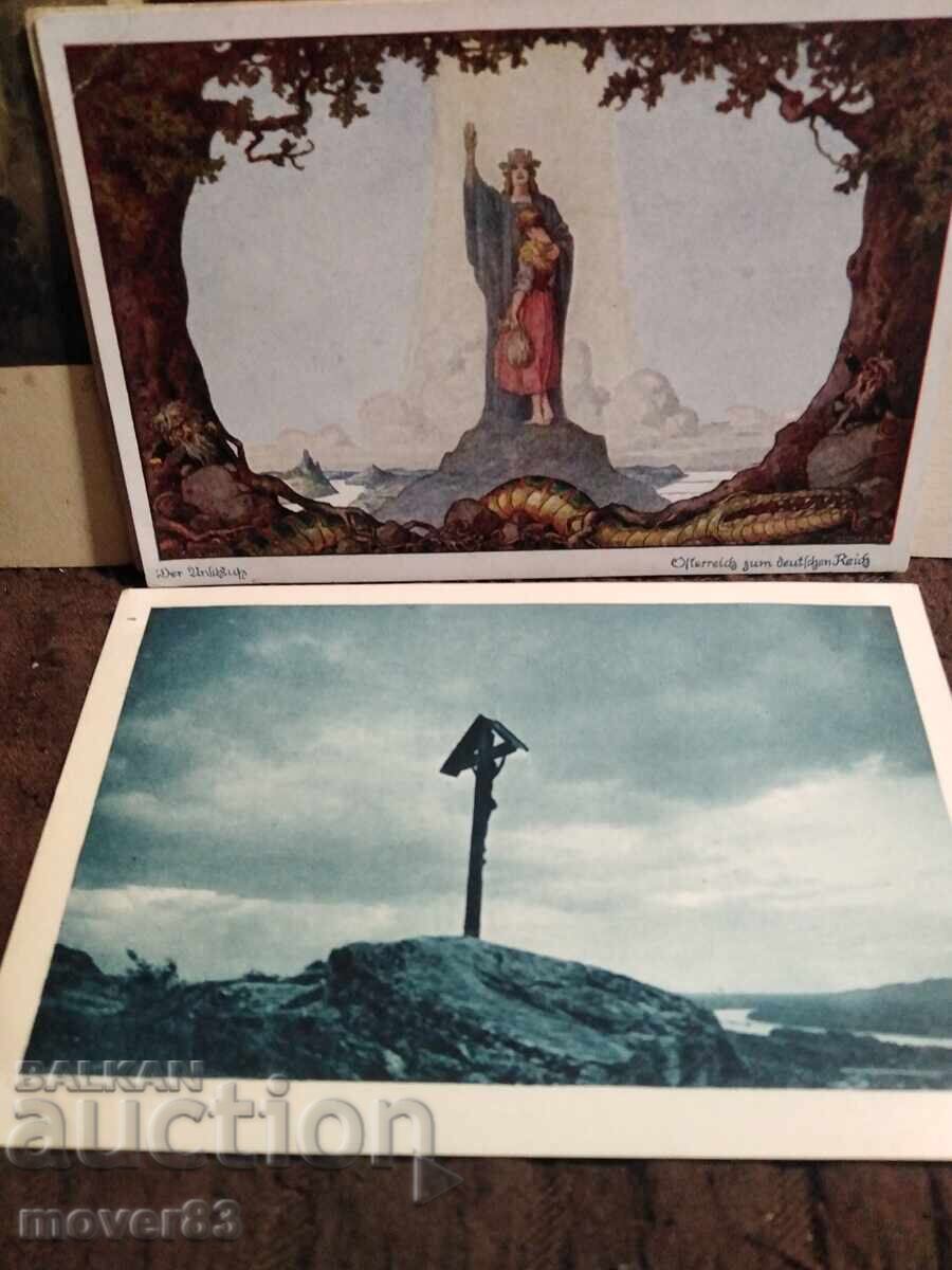 Delivery of Old postcards. Germany. 1920s and 1930s