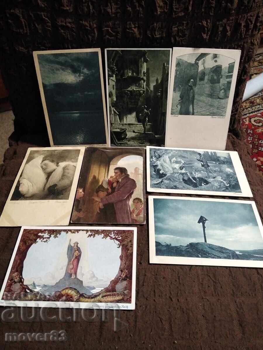 Old postcards. Germany. 1920s and 1930s