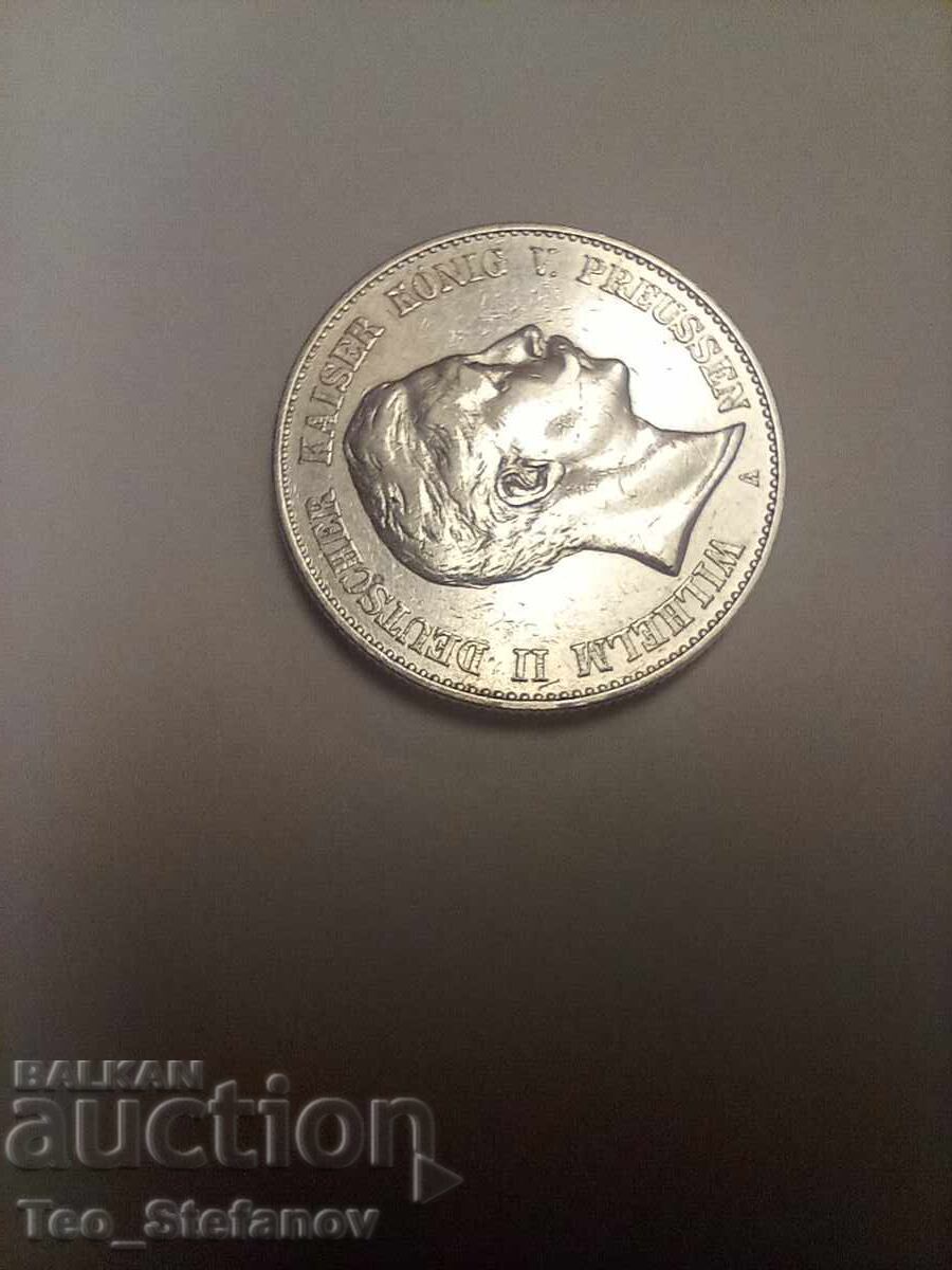 Livrarea 2 mărci 1900 Prusia Germania rare