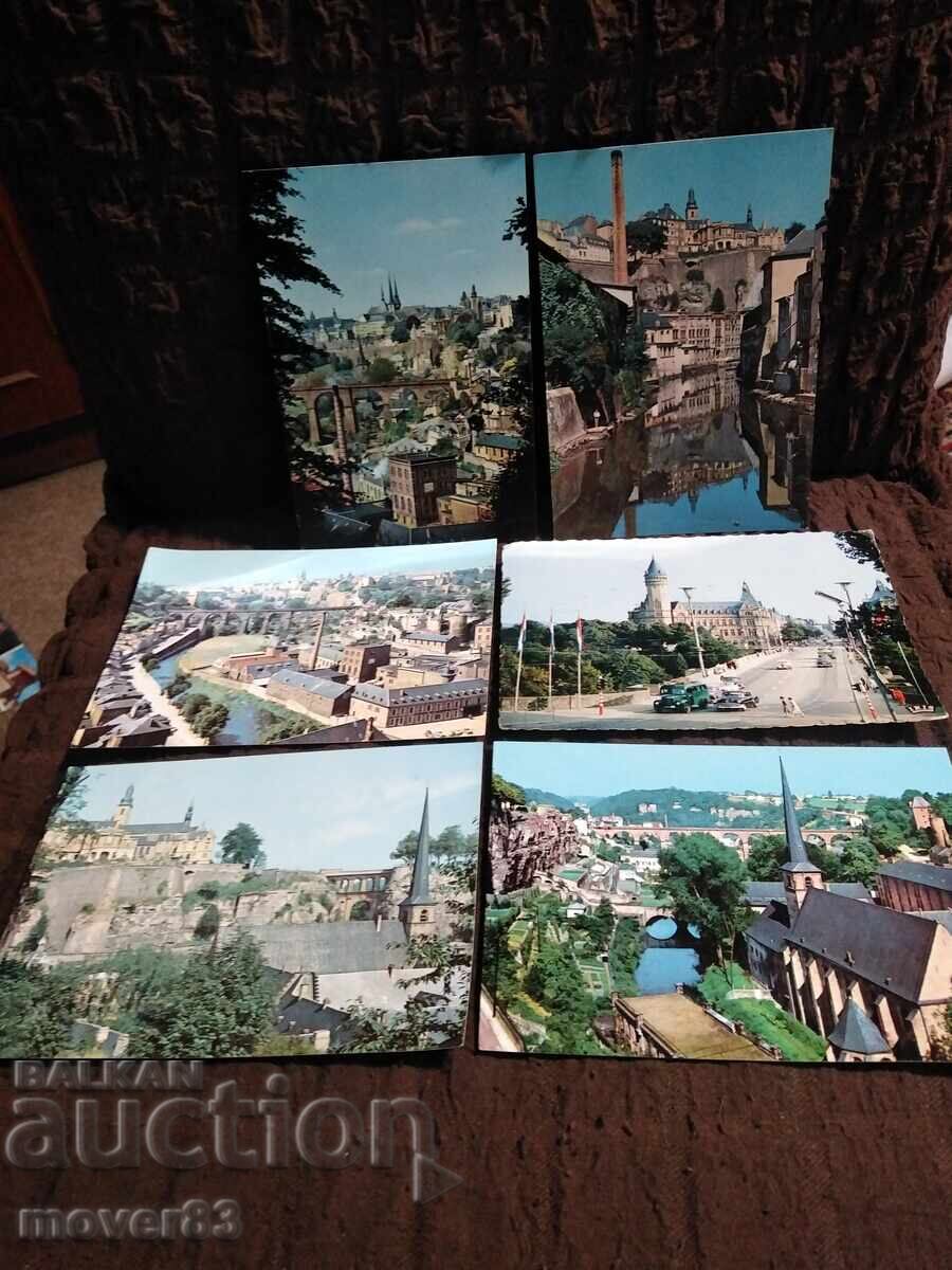 Luxembourg Postcards. 1950s Luxembourg Postcards. 1950s