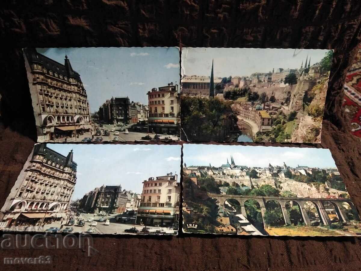 Κάρτες Λουξεμβούργου. 1950s Κάρτες Λουξεμβούργου. 1950s