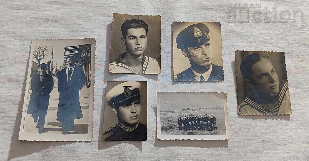 LOT DE FOTOGRAFII MILITARE ALE MARINEI, LOT DE 6 BUCĂȚI, REGATUL BULGARIEI