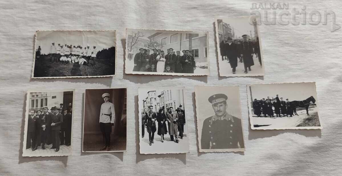 Αξιωματικός Στρατιωτικές Φωτογραφίες ΛΟΤ 8 Τεμάχια Βασίλειο Βουλγαρίας Αξιωματικός Στρατιωτικές Φωτογραφίες ΛΟΤ 8 Τεμάχια Βασίλειο Βουλγαρίας