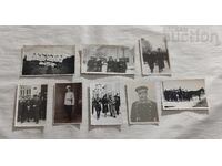 OFFICER MILITARY PHOTOS LOT 8 PIECES KINGDOM OF BULGARIA