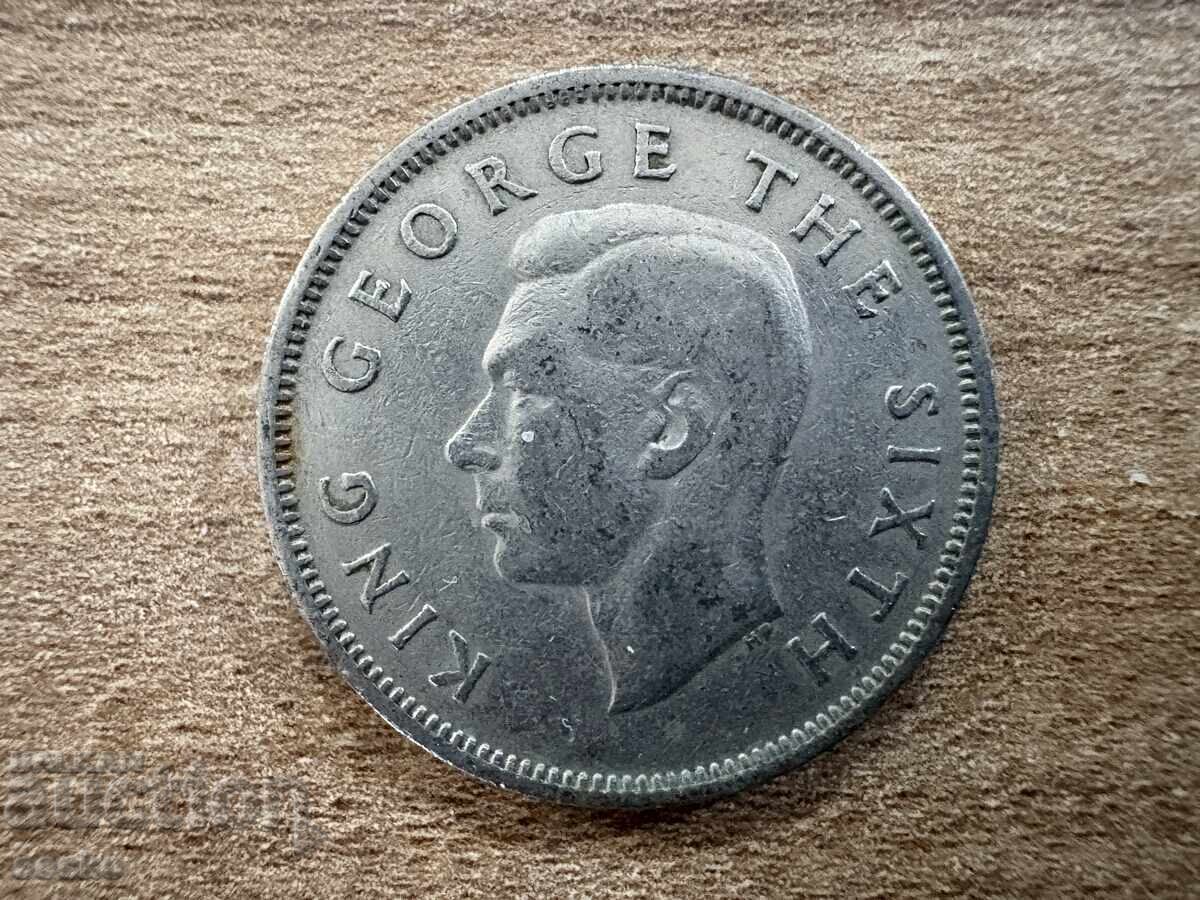 Νέα Ζηλανδία - 2 σελίνια (1 φλορίνι) (1950) με τιμή 3.35 BGN | € 1.71 Νέα Ζηλανδία - 2 σελίνια (1 φλορίνι) (1950) με τιμή 3.35 BGN | € 1.71