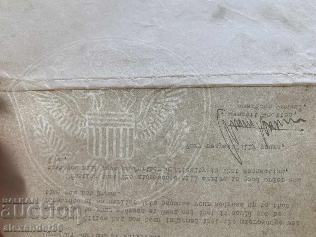 Livrarea Serviciul Consular American Belgrad Iugoslavia 1938 Livrarea Serviciul Consular American Belgrad Iugoslavia 1938