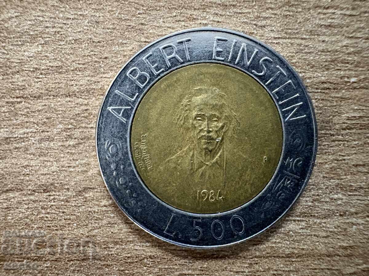 San Marino - 500 lire (1984) - Einstein