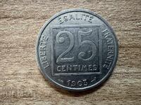 Γαλλία - 25 λεπτά (1903)