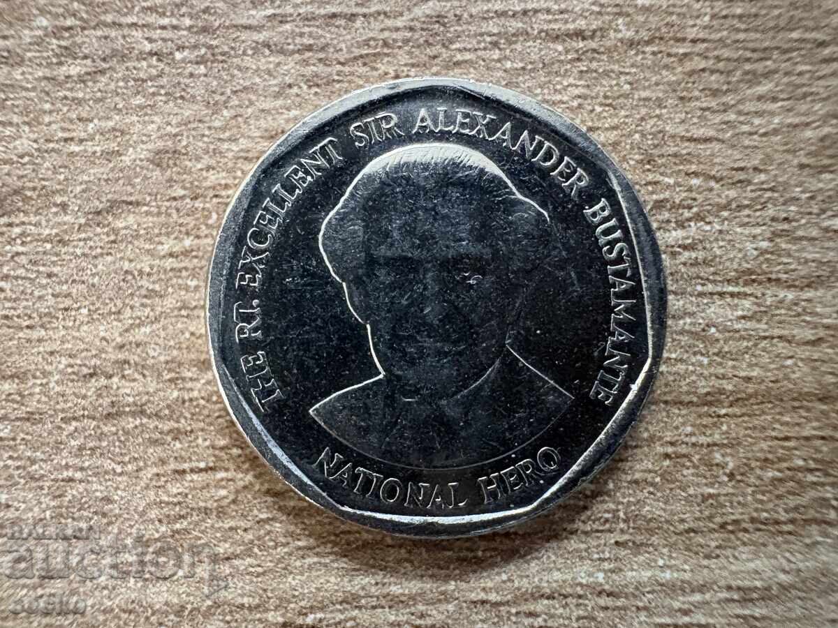 Τζαμάικα - 1 δολάριο (2008) - νέα έκδοση με τιμή 0.35 BGN | € 0.18