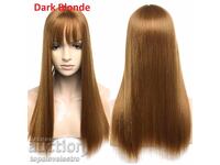 NOU! Extensii de păr sintetice, blond închis, lungime 43