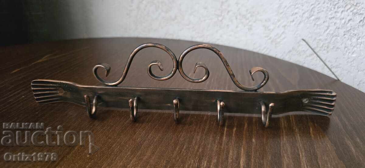 Vintage small hanger, wrought iron, 30cm with price 24.00 BGN | € 12.27 Vintage small hanger, wrought iron, 30cm with price 24.00 BGN | € 12.27