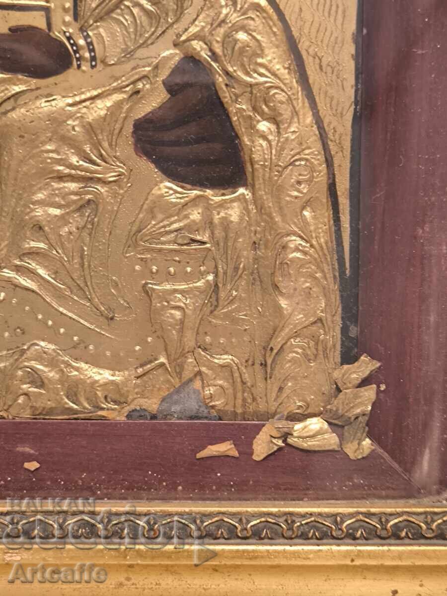 Delivery of Old icon "Virgin Mary with the Child" (The Black Madonna) Delivery of Old icon "Virgin Mary with the Child" (The Black Madonna)