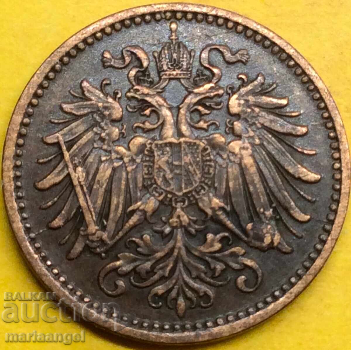 1 χέλερ 1895 Αυστρία Ουγγαρία με τιμή 9.00 BGN | € 4.60 1 χέλερ 1895 Αυστρία Ουγγαρία με τιμή 9.00 BGN | € 4.60