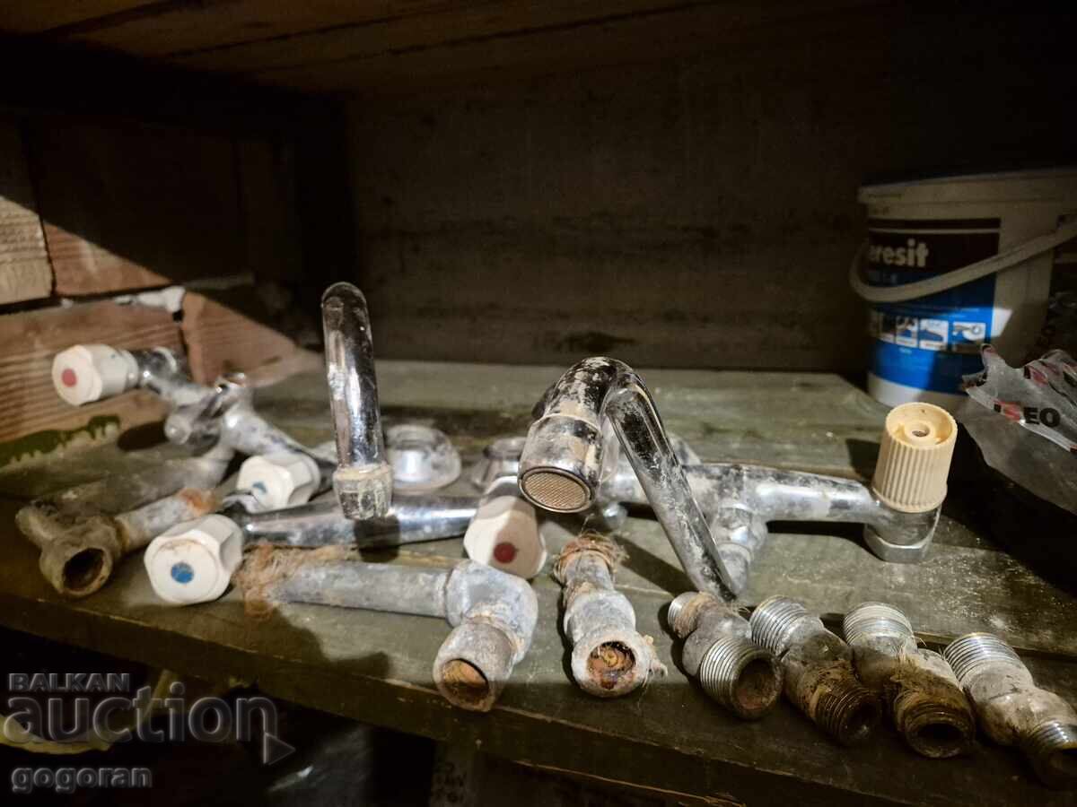 Old faucets and parts Old faucets and parts