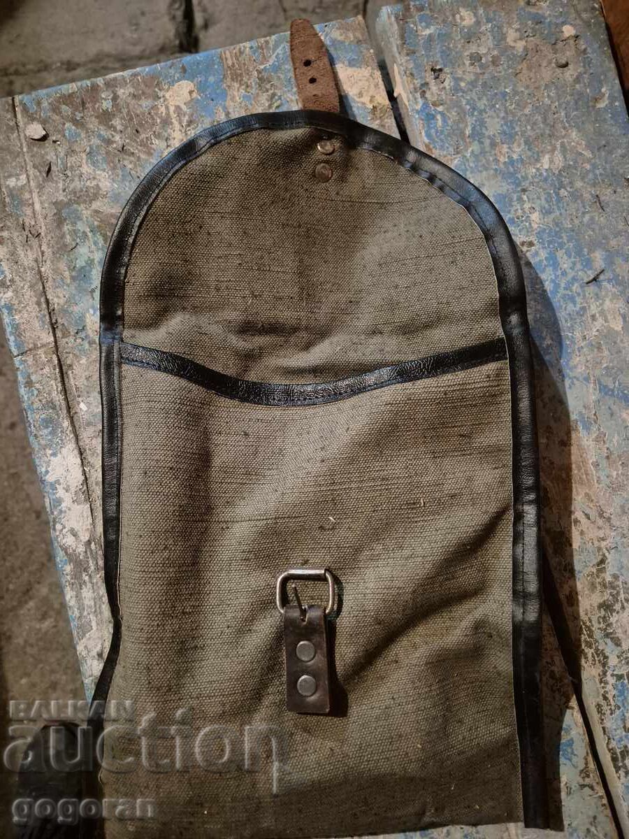 Auction  Old canvas bag