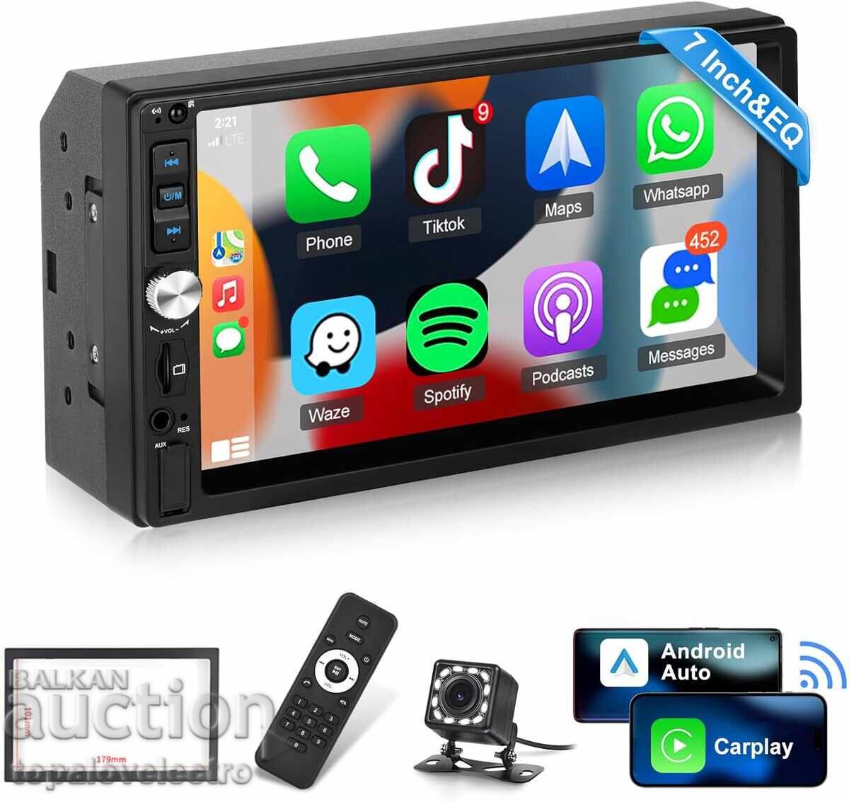 ΝΕΟ! Πολυμέσα, 7" οθόνη αφής, 2 DIN, CarPlay, Android Auto