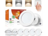 NOI! Spoturi LED încastrate, 175mm, 15W, 6 buc/set