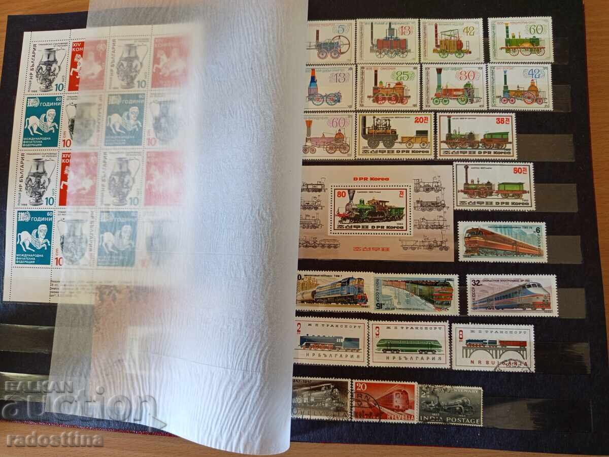 Licitație Album clasor mare cu timbre poștale din perioada socialistă (de la "Soc")