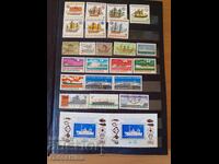 Album clasor mare cu timbre poștale din perioada socialistă (de la "Soc")