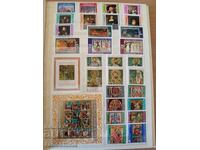 Album clasor mare cu timbre poștale din perioada socialistă (de la "Soc")